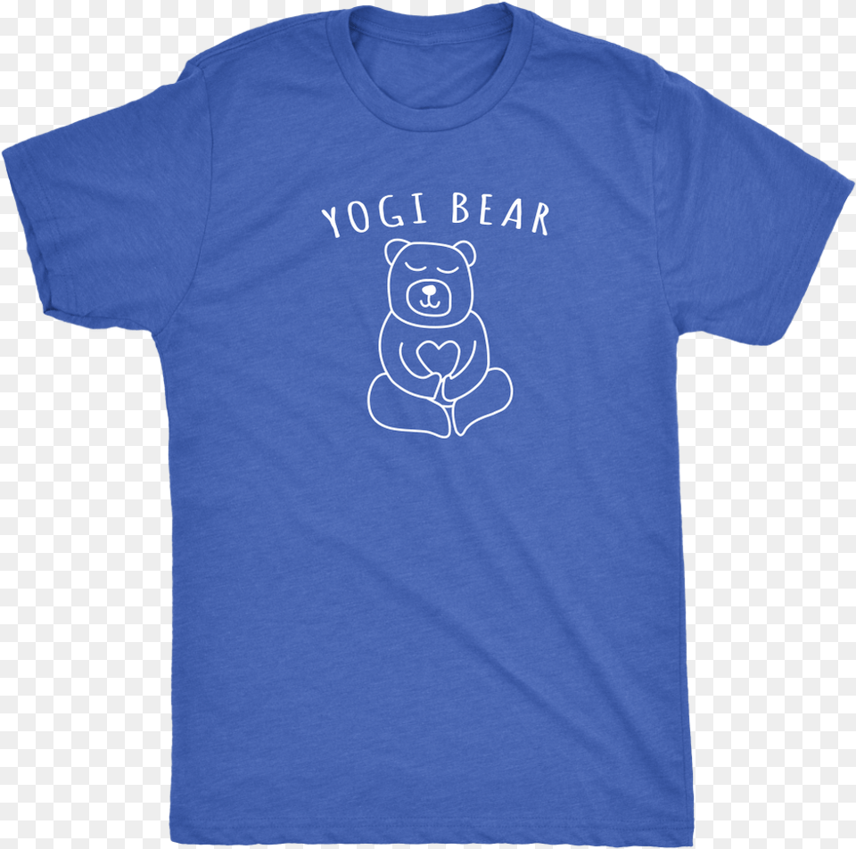 Yogi Bear Mens Vintage Feel Tri Blend T Shirt In Blue Circuit Zandvoort T Shirt, Clothing, T-shirt Png Image