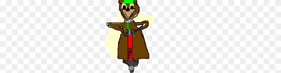 Yogi Bear On A Pogo Stick, Clothing, Coat, Baby, Person Png