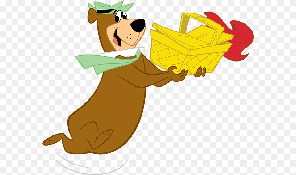 Yogi Bear Picnic Basket, Adult, Female, Person, Woman Free Png Download