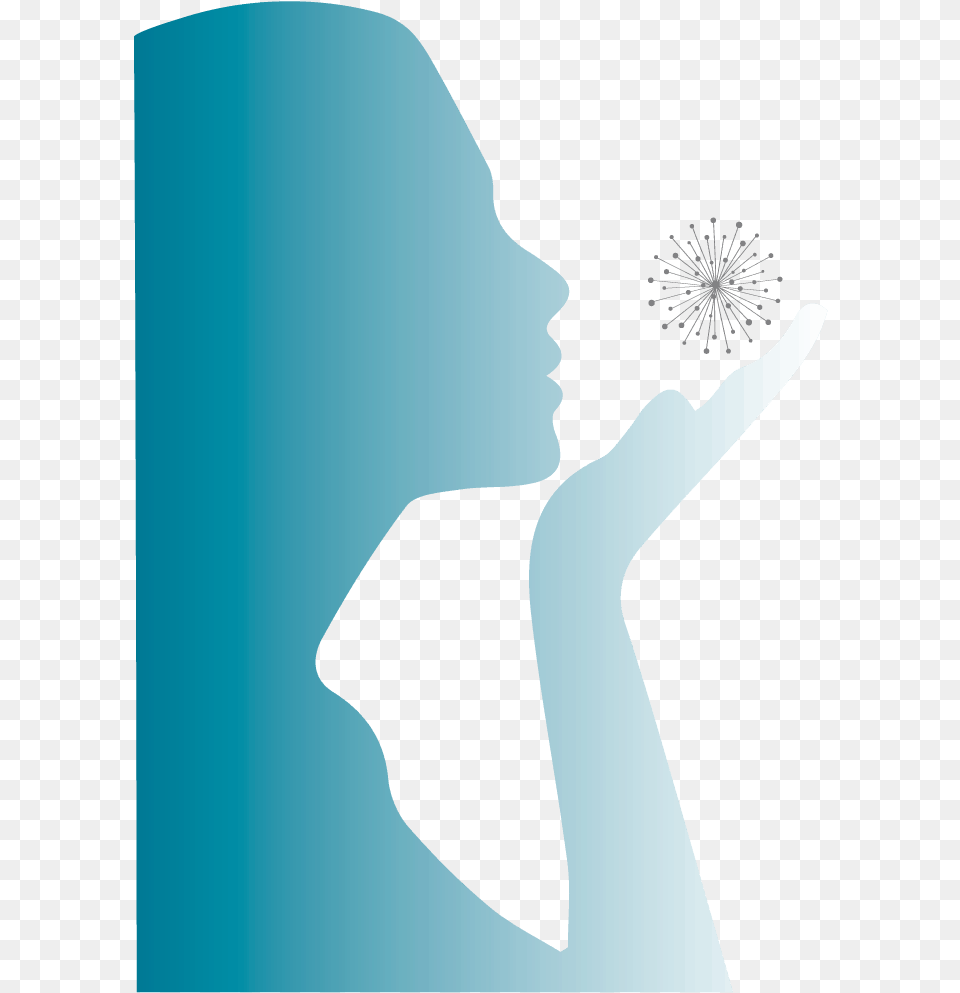 Yogi Silhouette Graphic With Flower, Plant, Adult, Female, Person Free Transparent Png