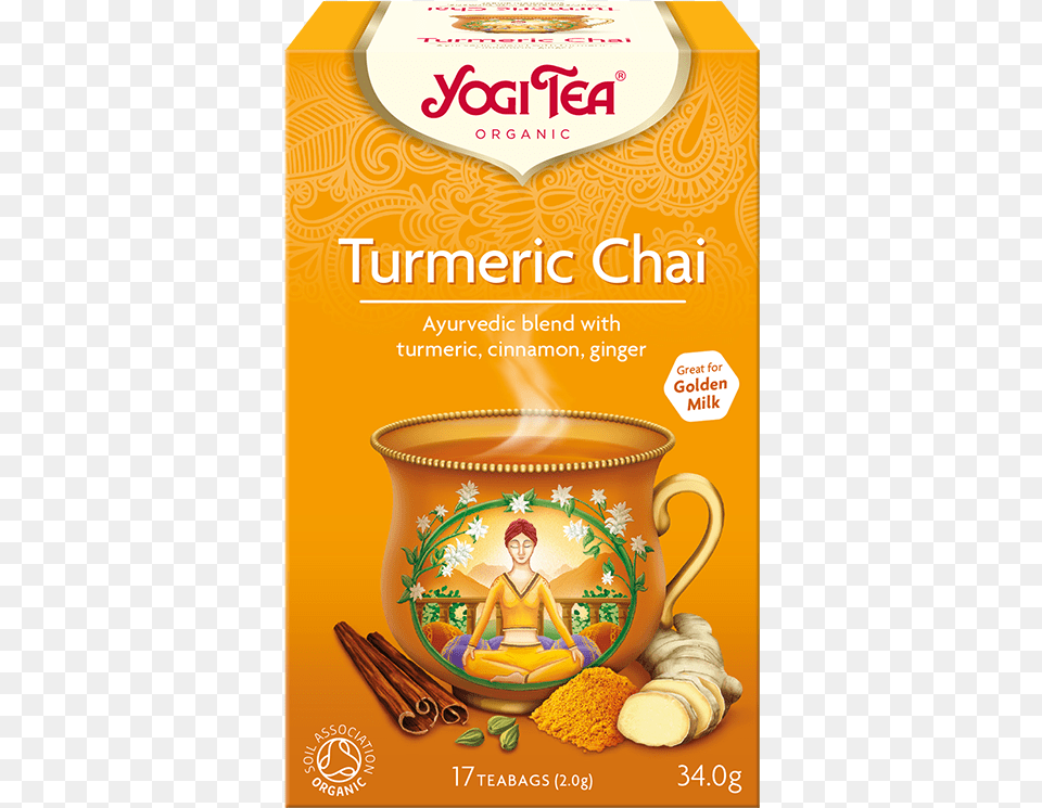Yogi Tea Turmeric Chai, Herbs, Advertisement, Poster, Herbal Free Png Download