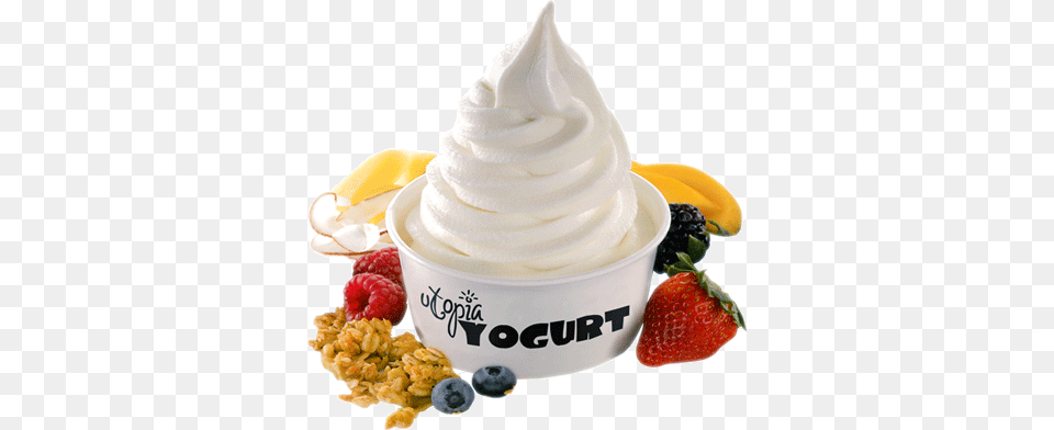 Yogurt, Cream, Dessert, Food, Frozen Yogurt Free Png