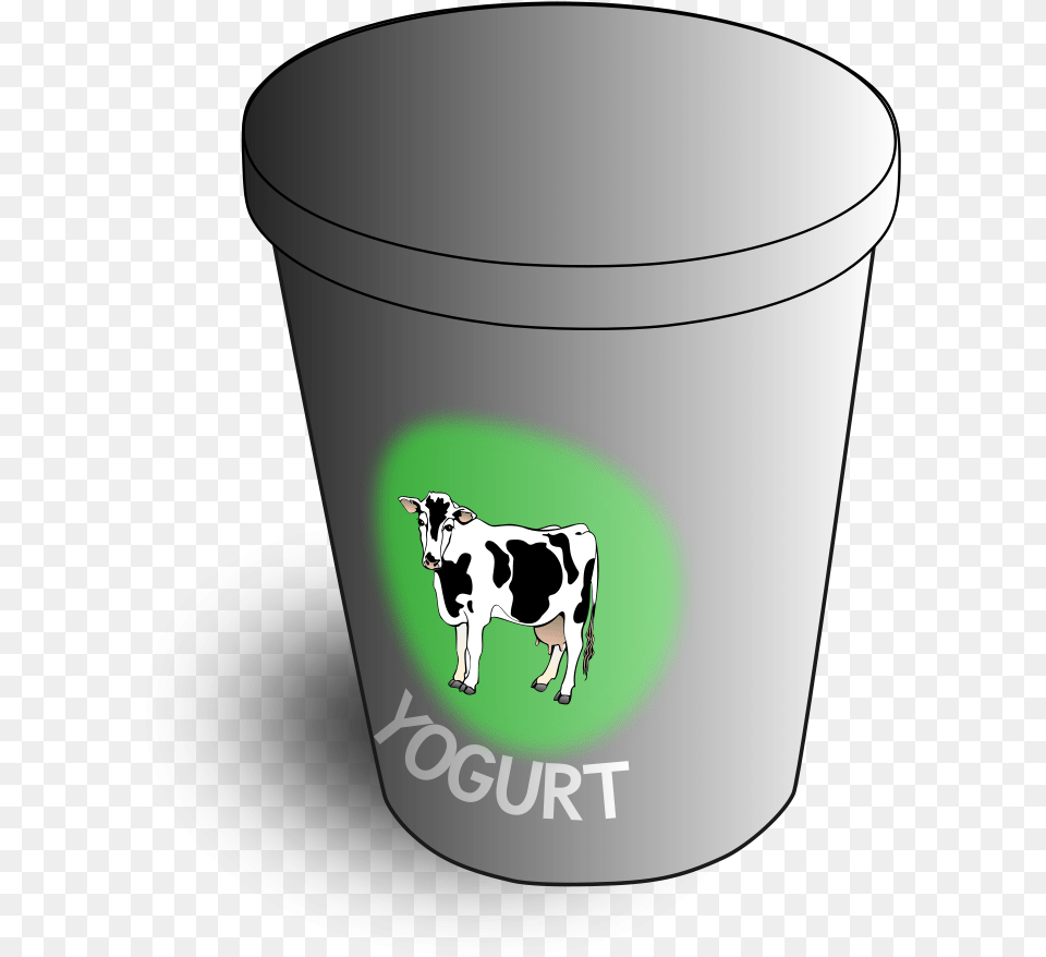 Yogurt Art Design Svg Clip Arts Carton Yogurt Clipart Transparent Background, Animal, Cattle, Cow, Livestock Png