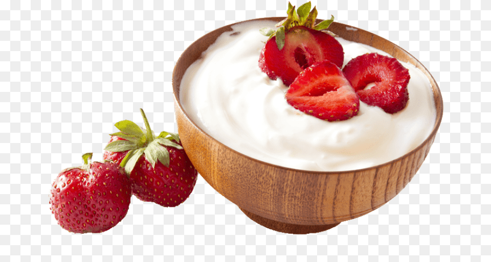 Yogurt Dish Images Acidophilus Supplement Alternative Medicine For A, Berry, Dessert, Food, Fruit Free Png