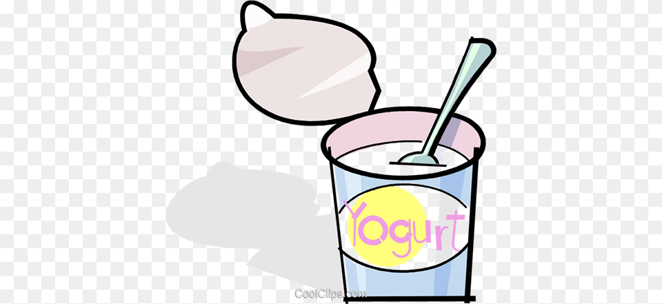 Yogurt Royalty Vector Clip Art Illustration, Cream, Dessert, Food, Ice Cream Free Png Download