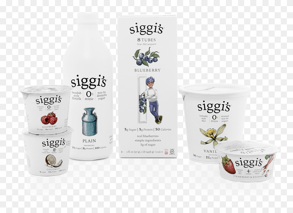 Yogurt That Starts With S, Dessert, Food, Person, Bottle Free Png