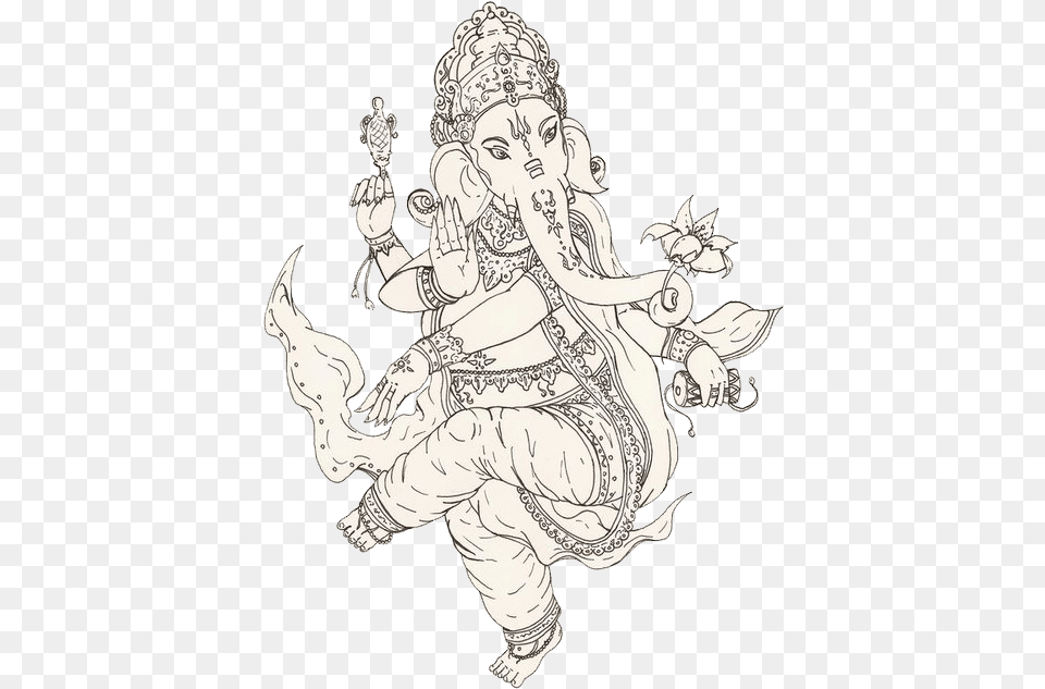 Yogurtyoga Ganesha Dancing, Art, Adult, Wedding, Person Free Png Download