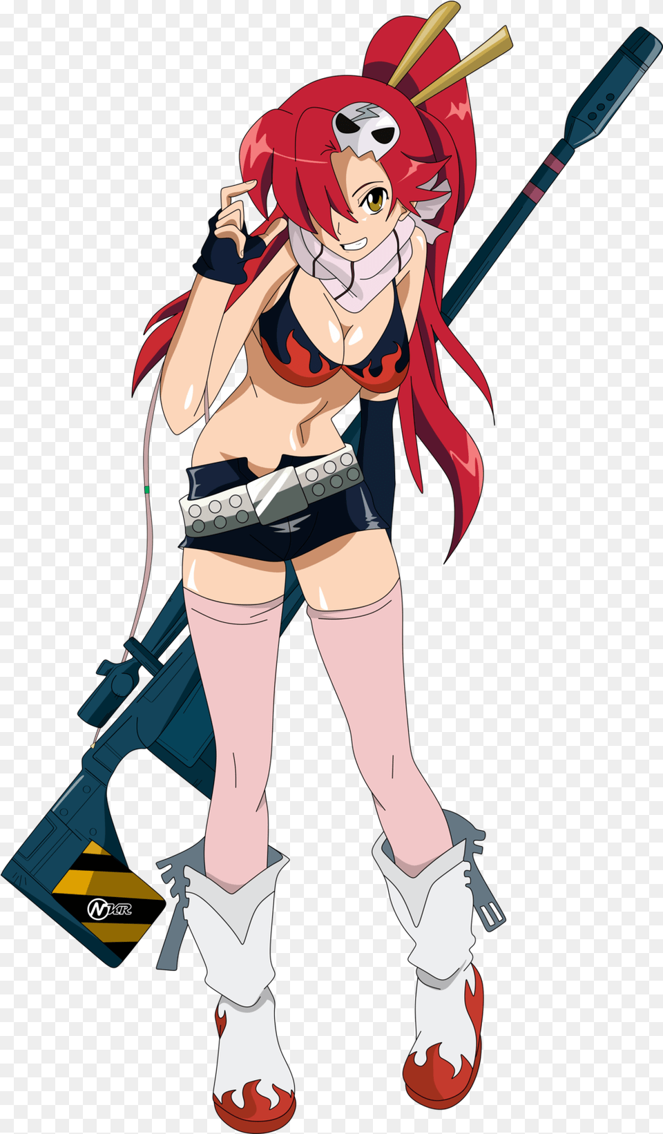 Yoko Littner 7 Anime Yoko Gurren Lagann, Book, Comics, Publication, Adult Free Png Download