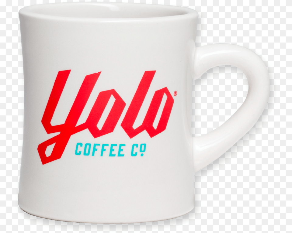 Yolo Coffee Ceramic Diner Coffee Mug Mug, Cup, Beverage, Coffee Cup Free Transparent Png