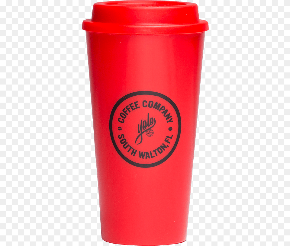 Yolo Coffee Co Reusable Travel Cup Coffee Cup, Bottle, Shaker Free Png Download
