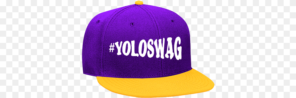 Yoloswag Wool Blend Snapback Flat Bill Hat For Baseball, Baseball Cap, Cap, Clothing Png
