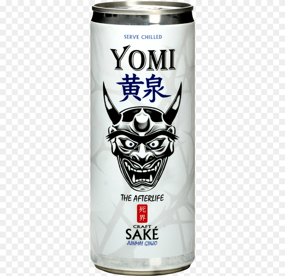Yomi Junmai Ginjo 250ml Can Yomi Sake, Tin, Alcohol, Beer, Beverage Free Png