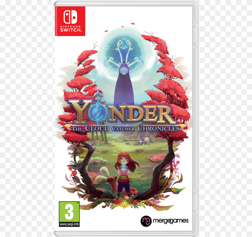 Yonder The Cloud Catcher Chronicles Nintendo Switch, Baby, Person, Advertisement, Poster Free Png