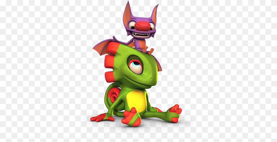 Yooka Yooka Laylee, Amphibian, Animal, Frog, Wildlife Free Png Download