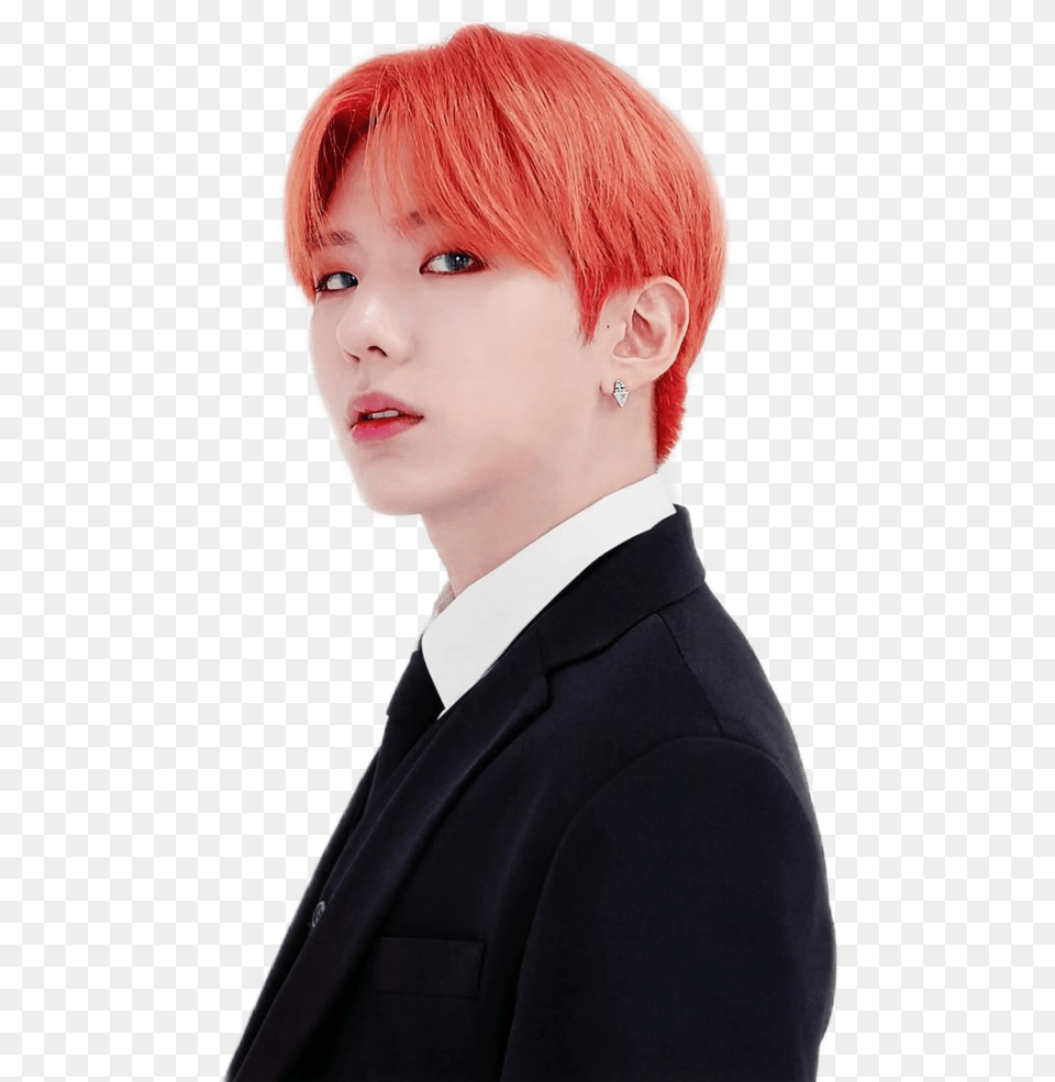 Yookihyun Kihyun Monstax Sticker B Monsta X Kihyun Transparent, Adult, Female, Hair, Person Free Png Download