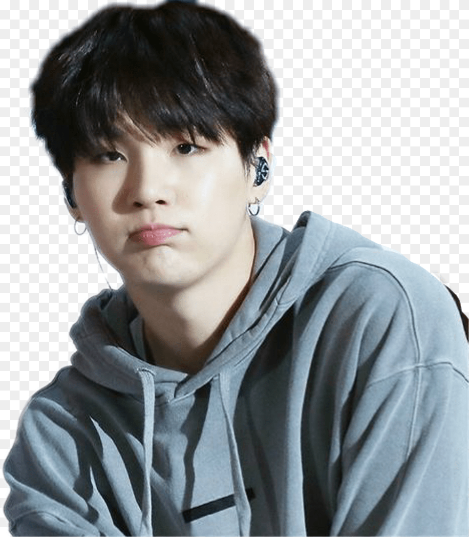 Yoongi In A Sweatshirt, Teen, Portrait, Photography, Person Free Png