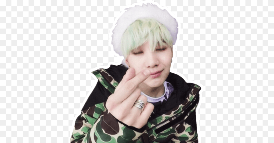 Yoongi Reblog Or Like If Youre Yoongi Mint, Woman, Portrait, Photography, Person Png Image