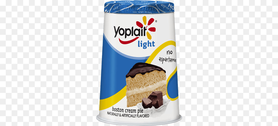 Yoplait Light Boston Cream Pie Chocolate Flavored Yoplait Light Fat Free Very Vanilla Yogurt, Dessert, Food, Bottle, Shaker Png