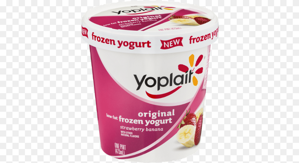 Yoplait Original Frozen Yogurt, Dessert, Food, Cream, Frozen Yogurt Free Png