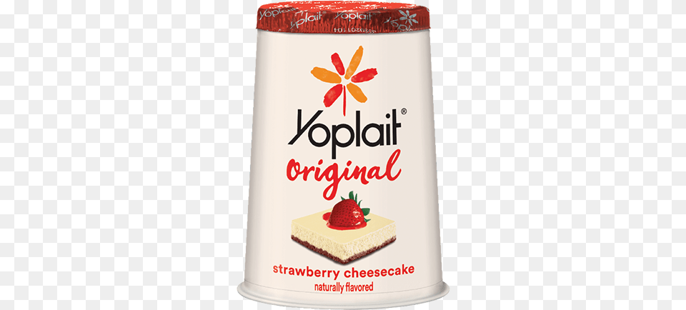 Yoplait Original Yogurt Strawberry Cheesecake, Berry, Food, Fruit, Plant Free Png