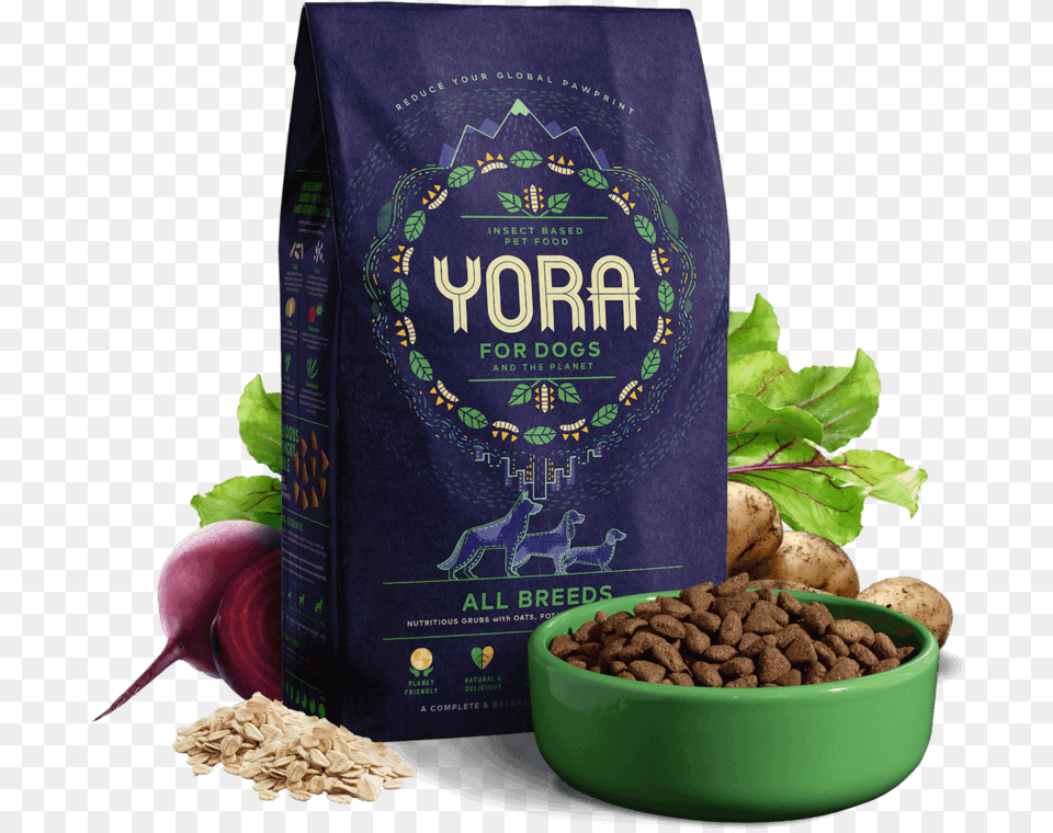 Yora Insect Protein All Breeds Dog Food Insect Based Pet Food, Produce, Nut, Plant, Vegetable Png