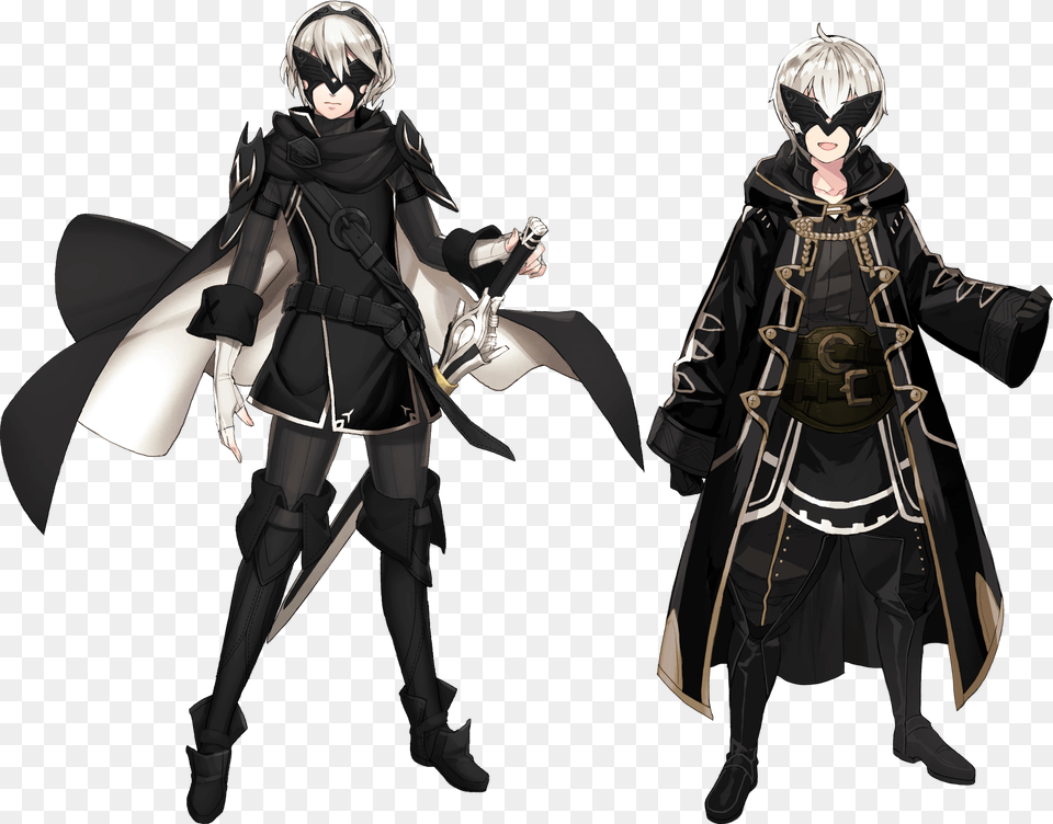 Yorha Recolors Maskedmarth And Malemorgan Male Morgan Fire Emblem Heroes, Adult, Female, Person, Woman Free Png