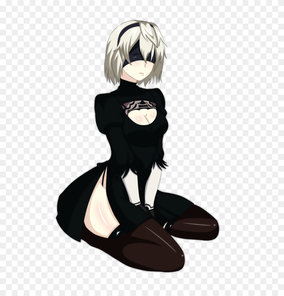 Yorha Type B Lista Nier Automata Por Wirpem Dibujando, Adult, Publication, Person, Female Free Png