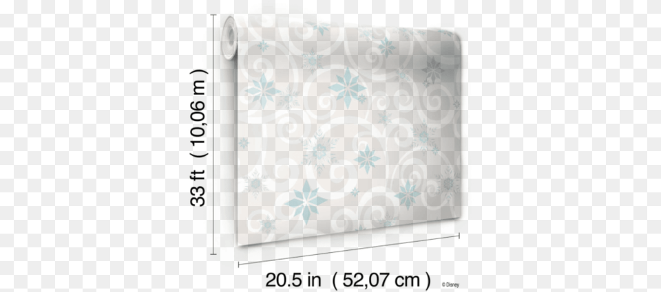 York Disney Frozen Snowflake Scroll Off White Blue Wallpaper Circle, Accessories, Graphics, Floral Design, Art Png