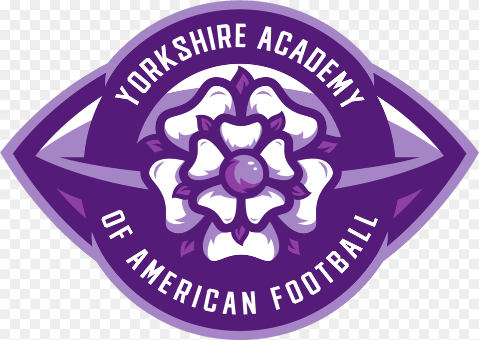 Yorkshire Academy Of American Football Yorkshire Academy Of American Football, Purple, Logo, Badge, Symbol Png Image