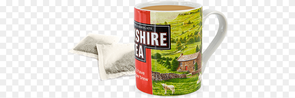 Yorkshire Tea In A Mug With A Bag On The Side Cup Of Yorkshire Tea, Beverage, Animal, Canine, Dog Free Png