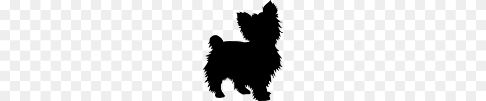Yorkshire Terrier Silhouette Gifts Steadfast Friends, Accessories, Formal Wear, Tie Png
