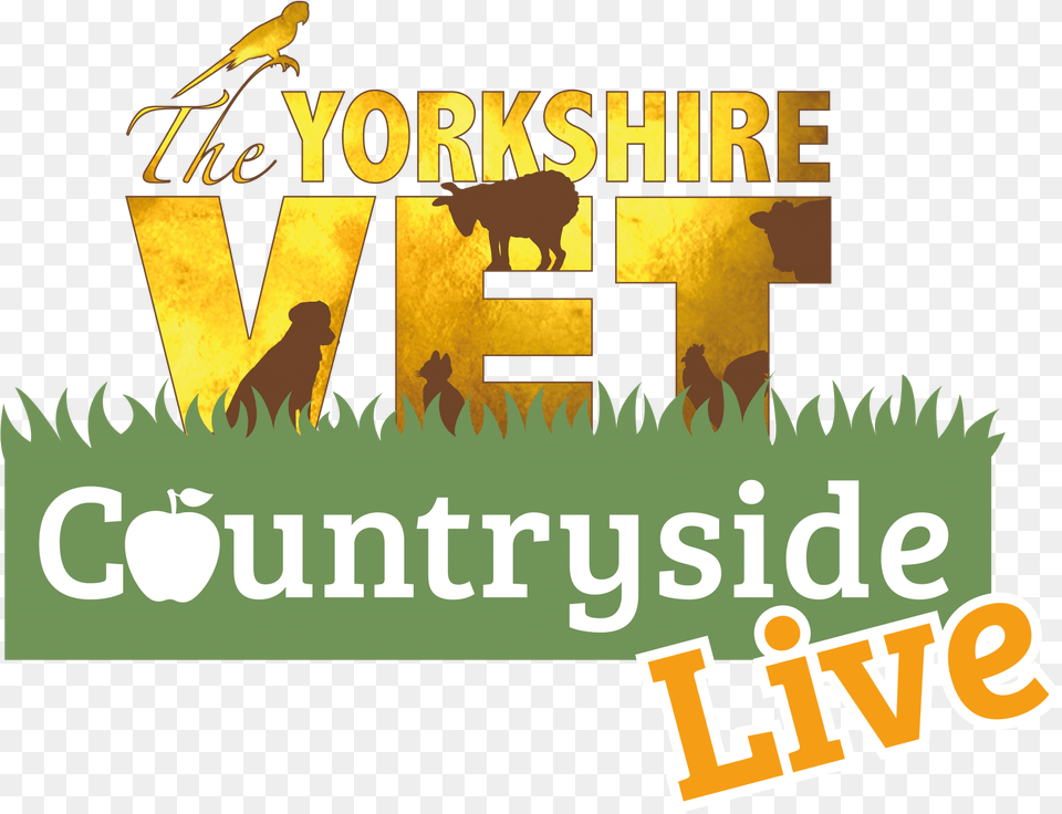 Yorkshire Vet Countryside Live Logo Yorkshire Vet Live, Animal, Bear, Mammal, Wildlife Png Image