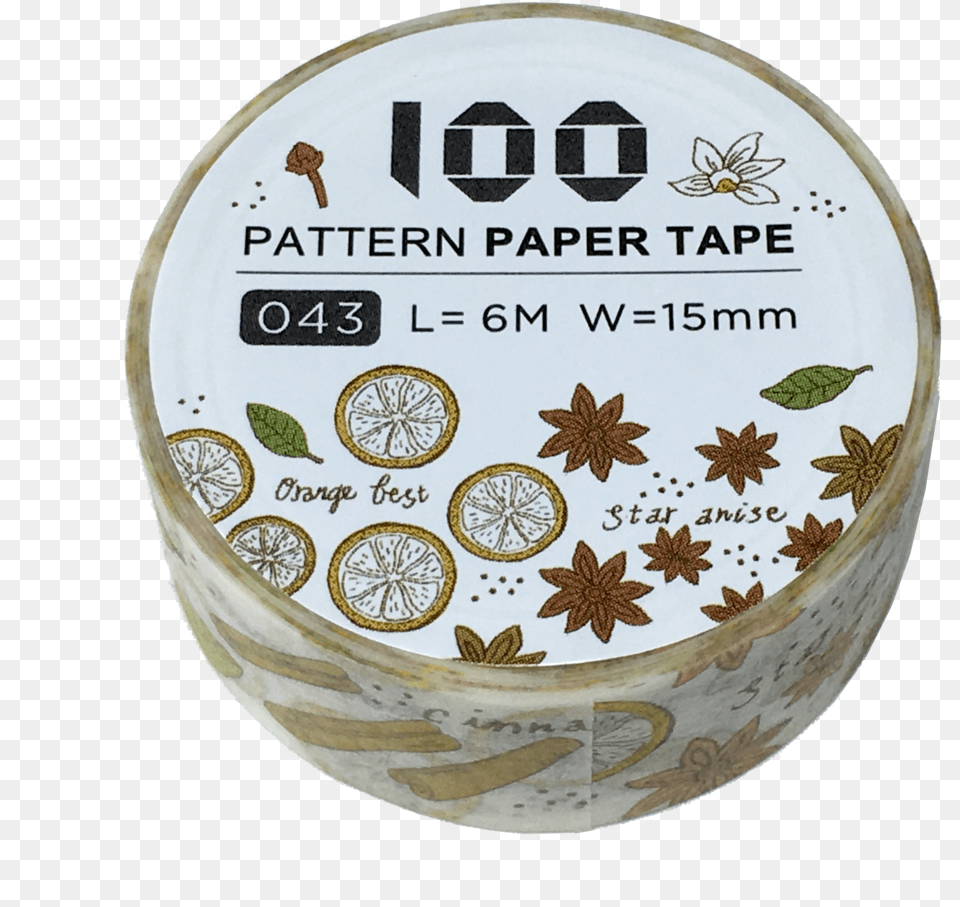 Yoseka Stationery Washi Tape Spices Taiwanese Paper, Food Free Png