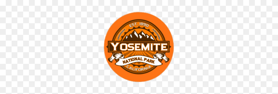Yosemite National Park Sticker, Badge, Logo, Symbol, Architecture Free Png