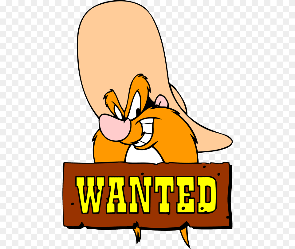 Yosemite Sam Vector Yosemite Sam Wanted Looney Tunes, Animal, Mammal Free Transparent Png