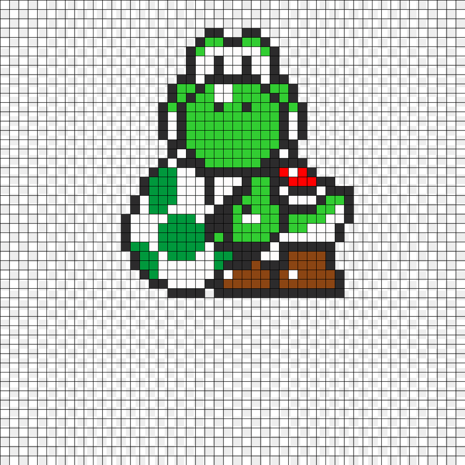 Yoshi And Egg Perler Bead Pattern Bead Sprite Easy Yoshi Perler Bead Patterns, Art, Qr Code Png