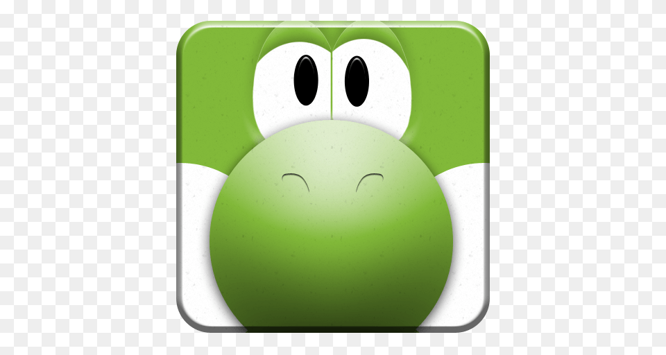 Yoshi Block Icon, Green, Sphere Free Png