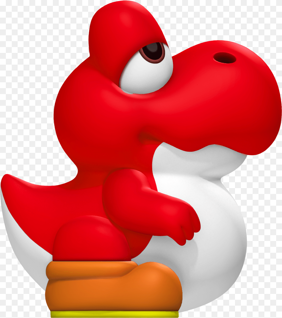 Yoshi Clipart Fantendo Orange Baby Yoshi, Figurine, Nature, Outdoors, Snow Free Transparent Png