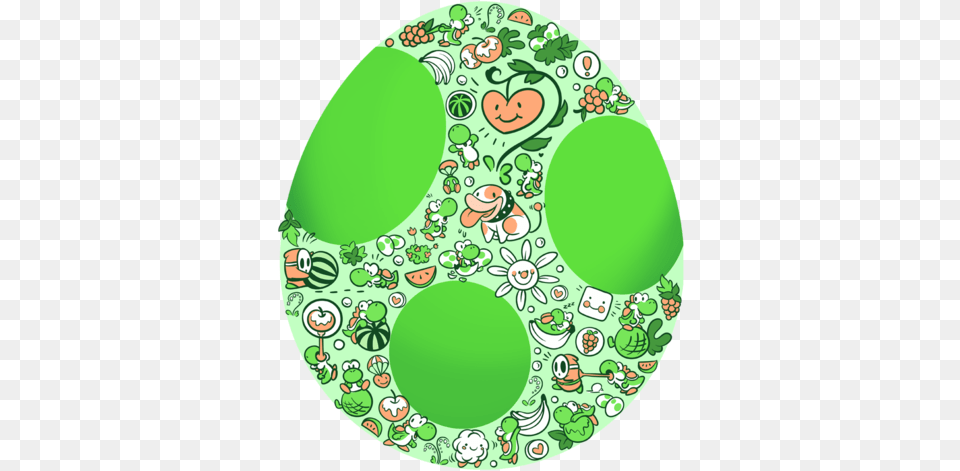 Yoshi Egg, Easter Egg, Food Free Png