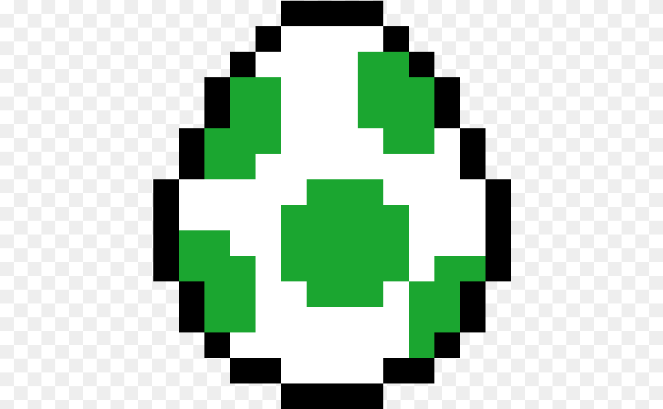 Yoshi Egg 8 Bit Yoshi Egg, First Aid, Green Free Transparent Png