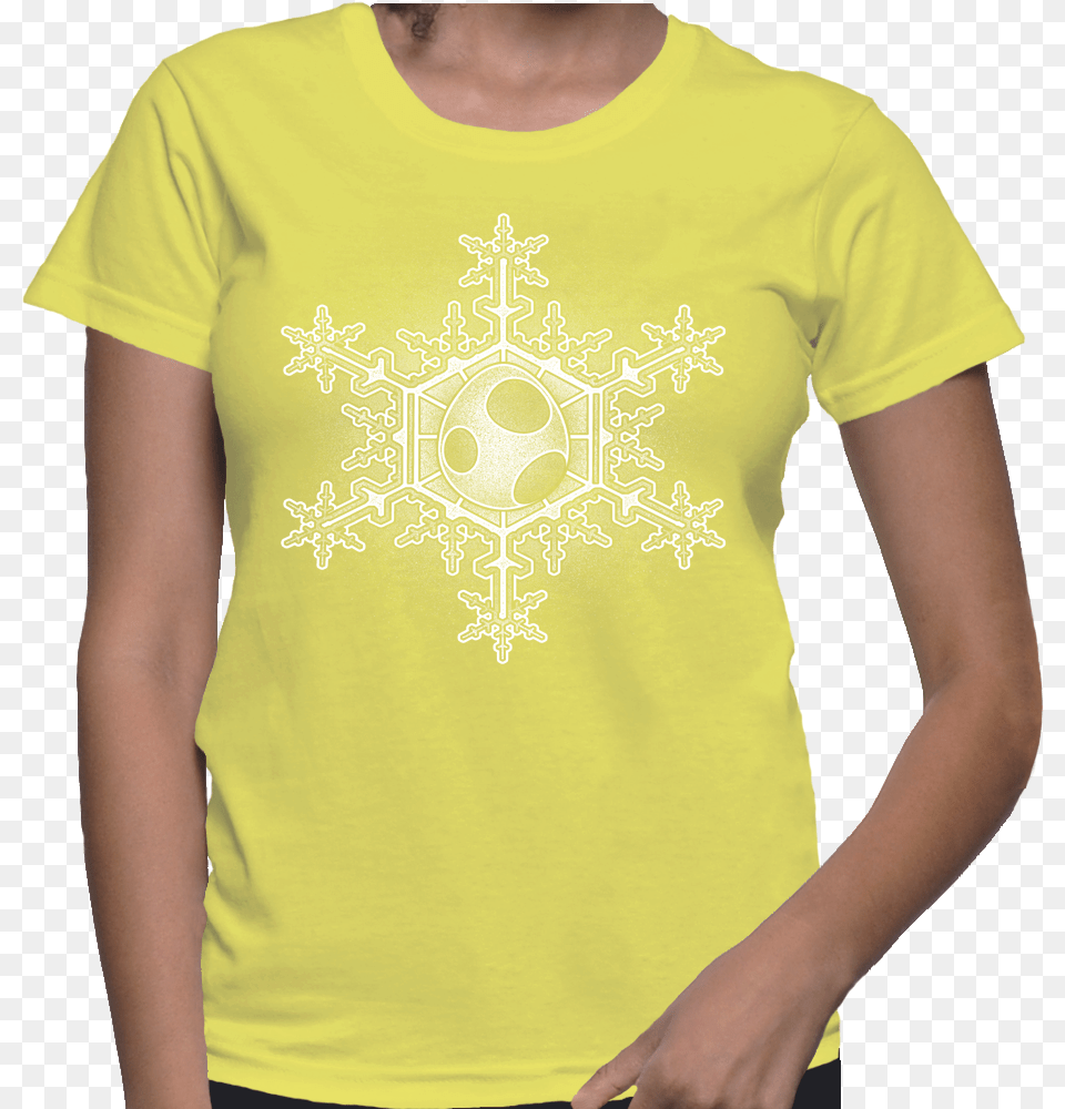 Yoshi Egg Snowflake T Shirt Shirt, Clothing, T-shirt Free Transparent Png