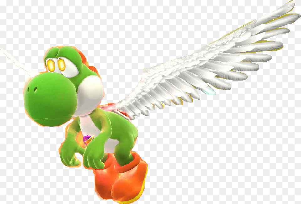 Yoshi Fairy Of The Dragon Flame Yoshi With Wings, Animal, Bird Free Png