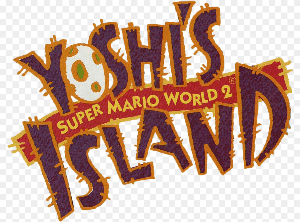 Yoshi Island Logo, Text Free Png Download