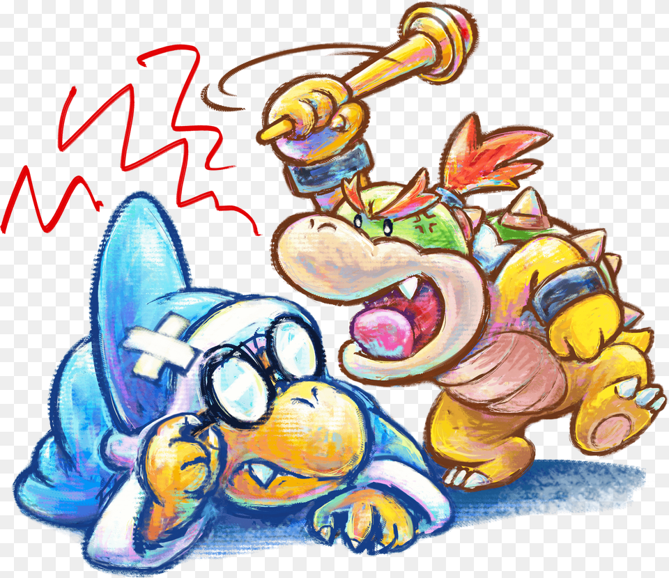 Yoshi New Island Baby Bowser, Art, Person Png