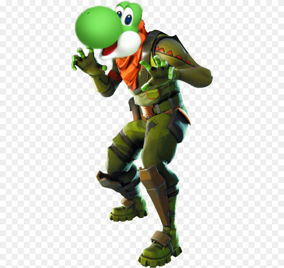 Yoshi Skin Exclusive Nintendo Mario Fortnite, Baby, Person, Balloon, Clothing Png