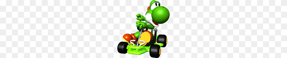 Yoshi Soundboard Mario Kart, Transportation, Vehicle, Device, Grass Png Image
