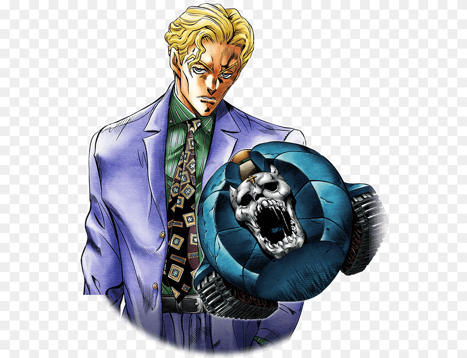 Yoshikage Kira Heart Attack Yoshikage Kira Sheer Heart Attack, Book, Comics, Publication, Person Free Png