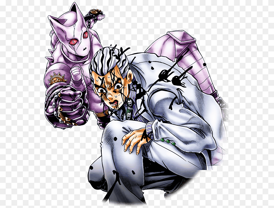 Yoshikage Kira Kawajiri Ssr Kosaku Kawajiri Kosaku, Book, Comics, Publication, Adult Free Transparent Png