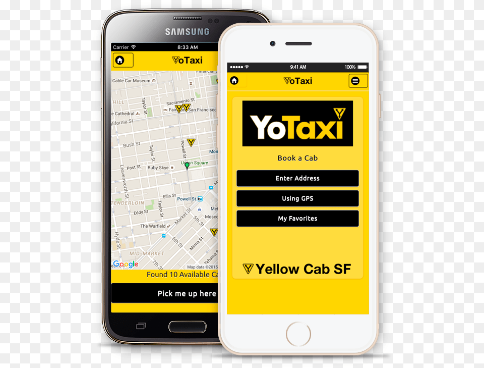Yotaxi Cab App On Phones Yo Taxi, Electronics, Mobile Phone, Phone Png