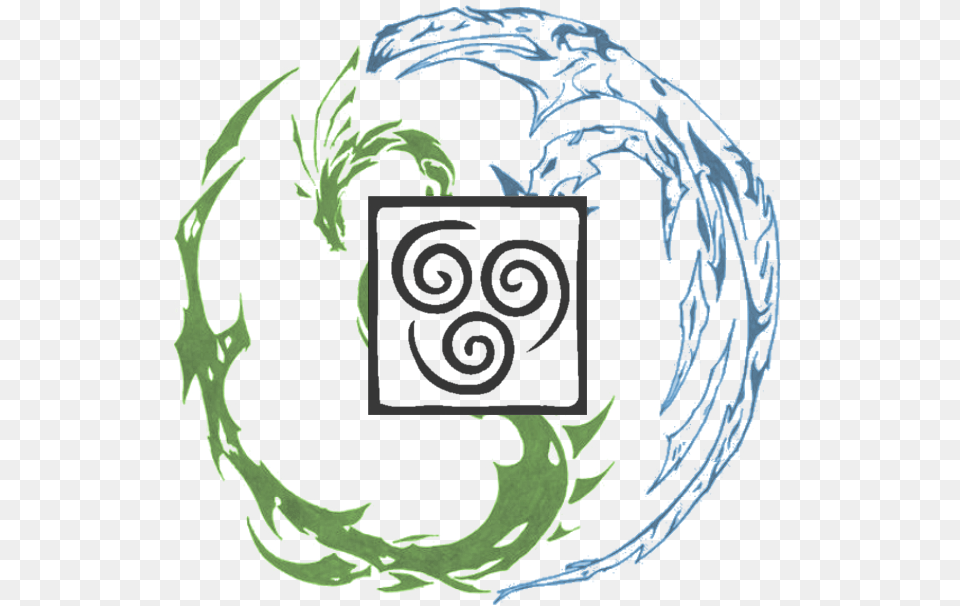 Yotou Family Crest Simple Tribal Dragon Tattoo, Nature, Outdoors, Sea, Water Free Png